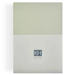 Karaca Home Spannbettlaken Olive Green 140x200 cm + 30 cm Öko-Tex Zertifiziert
