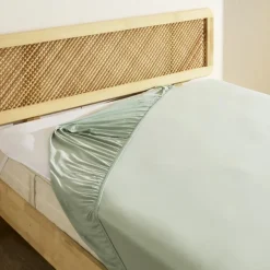 Karaca Home Spannbettlaken Doppelbett Mint aus 100 % Baumwolljersey