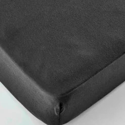 Karaca Home Spannbettlaken Anthracite 100x200 cm + 30 cm Öko-Tex Zertifiziert