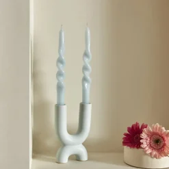 Karaca Home Spiralkerze blau 2 teile