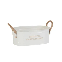 Karaca Home Sylvia Organizer Weiß 28 cm