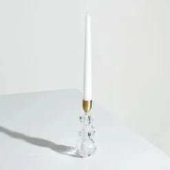 Karaca Home Vicki Kerzenständer Glas 6x17 cm