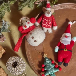 Karaca Home Weihnachtsmann Baumschmuck, 20 cm