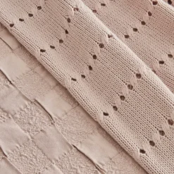 Karaca Home White Collection Braut Carina 80 Fäden 100% Baumwolle 8-teiliges Hochzeitsset Puder