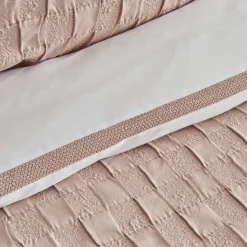 Karaca Home White Collection Braut Carina 80 Fäden 100% Baumwolle 8-teiliges Hochzeitsset Puder