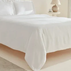 Karaca Home White Collection Felves King Size Bettwäscheset 100% Baumwolle Weiß 240x220 Cm