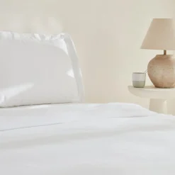 Karaca Home White Collection Felves King Size Bettwäscheset 100% Baumwolle Weiß 240x220 Cm