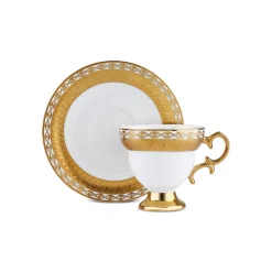 Karaca Hürrem Kaffeetassenset für 6 Personen, 90 ml