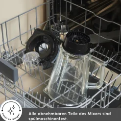 Karaca Inox 1,5 L Glasbehälter Inox Smoothie Blender