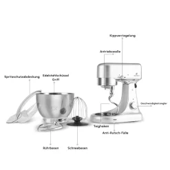 Karaca Ironmax Guss-Standmixer Grau