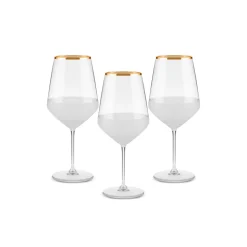 Karaca Jasmine 490 ml 3-teiliges Kelchglas-Set