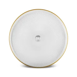 Karaca Jest Rim 6-Person Cake Platter Set, 7 Pieces, Gold