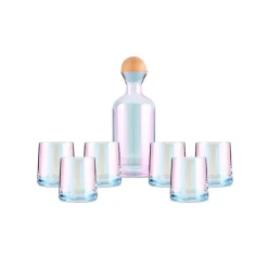 Karaca Jules 7-teiliges Wasserset mit Perlmuttglanz