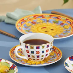 Karaca Juno Frühstücksset und Servierschalen für 6 Personen, 26 Teilig, New Generation Bone