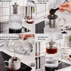 Karaca Kelly Glas Teekanne