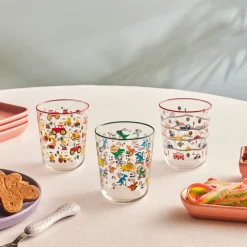 Karaca Kids 3-Teiliges Glasbecher-Set Für Jungen