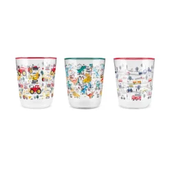 Karaca Kids 3-Teiliges Glasbecher-Set Für Jungen