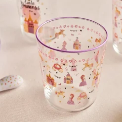 Karaca Kids 3-Teiliges Glasbecher-Set Für Mädchen, Rosa