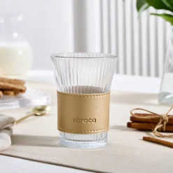 Karaca Leder Cool Touch Latte Glas 210 Ml Gold