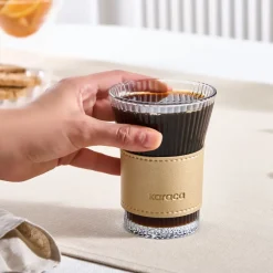 Karaca Leder Cool Touch Latte Glas 210 Ml Gold