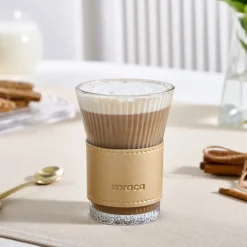 Karaca Leder Cool Touch Latte Glas 210 Ml Gold