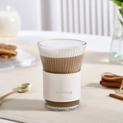 Karaca Leder Cool Touch Latte Glas 210 Ml Perlmutt