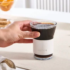 Karaca Leder Cool Touch Latte Glas 210 Ml Perlmutt