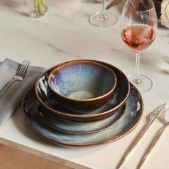 Karaca Leia Reaktiv 24-teiliges Tafelservice für 6 Personen