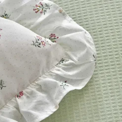 Karaca Lidya Bettwäsche-Set aus 100 % Baumwolle, Einzelbett, Grün