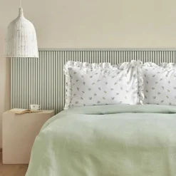 Karaca Lidya Bettwäsche-Set aus 100 % Baumwolle, Einzelbett, Grün