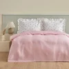 Karaca Lidya Bettwäsche-Set aus 100 % Baumwolle, Einzelbett, Rosa