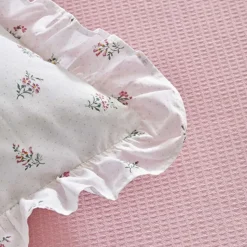 Karaca Lidya Bettwäsche-Set aus 100 % Baumwolle, Einzelbett, Rosa