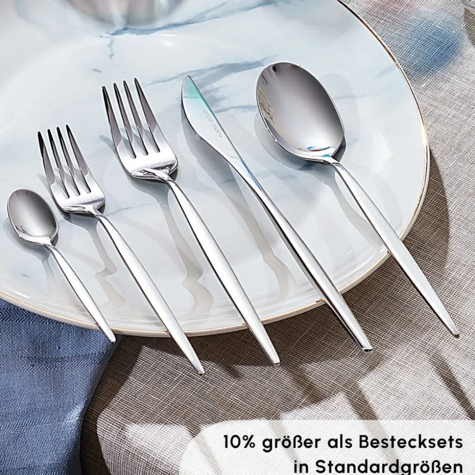 Karaca Lizbon 60-teiliges Besteck-Set für 12 Personen