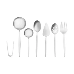 Karaca Lizbon 7-teiliges Servierset in Box, Silber