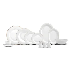 Karaca Lord 12 Personen Geshirrset, 74 Teilig, New Generation Bone