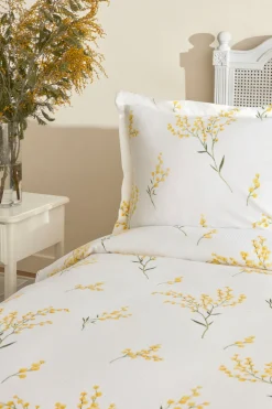 Karaca Loretta 100% Baumwolle Doppelbett-Piké-Set, Gelb