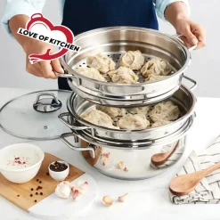 Karaca Love of Kitchen 2-Schicht-Dampfkochtopf