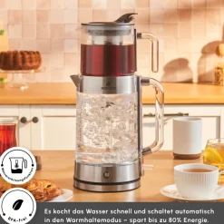 Karaca Luma Glas-Teemaschine