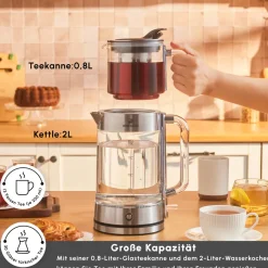 Karaca Luma Glas-Teemaschine