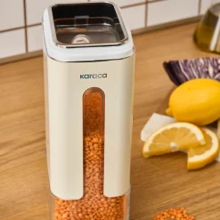 Karaca Luminous, Vorratsglas, 1210ML, Creme