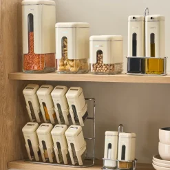 Karaca Luminous, Vorratsglas, 750ML, Creme