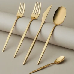 Karaca Lızbon Gold 6-Personen 30-teiliges Besteckset