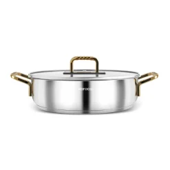 Karaca Maçka Induktionsboden Stahltopf 24 cm Gold