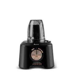 Karaca Mastermaid Power Max 11 in 1 Küchenroboter, Kupfer Schwarz Matt, 2500 W