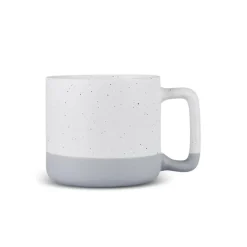 Karaca Maybel Tasse, Weiß Grau, 400 ml