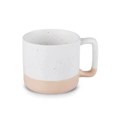 Karaca Maybel Tasse, Weiß Orange, 400 ml