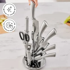 Karaca Meister Bremen Deutscher Stahl 9-teiliges Messerset