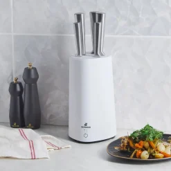 Karaca Meister Sterilisator Messerset Weiß