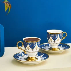 Karaca Merve 2-teiliges Kaffeetassenset für 2 Personen, 100 ml