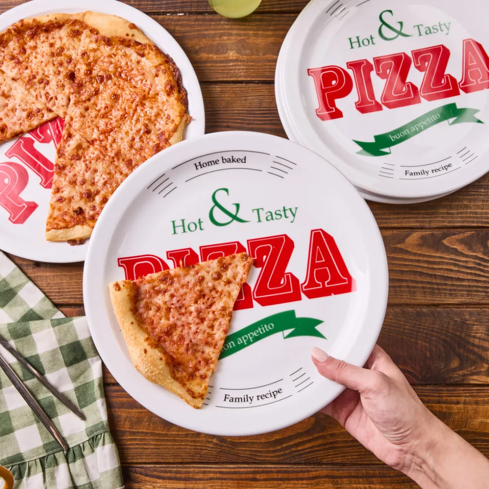 Karaca Milano 5 teiliges 4 Personen Pizza Set